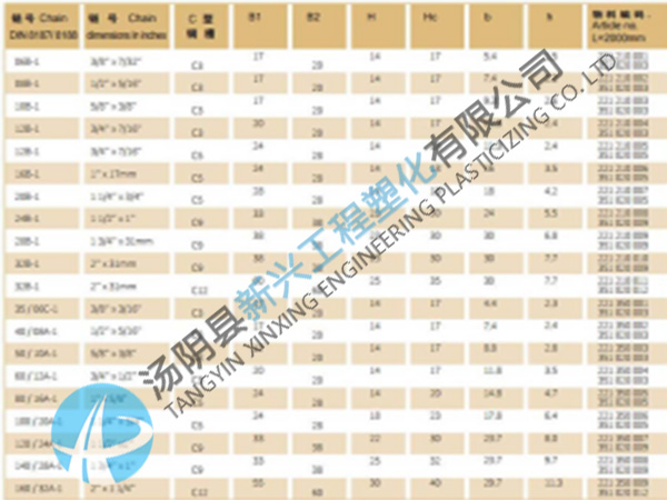 CT型單排鏈條導條